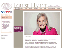 Tablet Screenshot of louisehauck.com